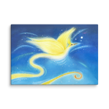 Bird of the Soul #12 - Energy Art by Jisu Han - Unframed Canvas Print