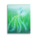Bird of the Soul #21 - Energy Art by Jisu Han - Unframed Canvas Print