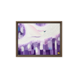 Bird of the Soul  #8 - Energy Art by Jisu Han - Framed Canvas Print