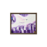 Bird of the Soul  #8 - Energy Art by Jisu Han - Framed Canvas Print