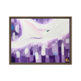 Bird of the Soul  #8 - Energy Art by Jisu Han - Framed Canvas Print