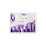 Bird of the Soul  #8 - Energy Art by Jisu Han - Framed Canvas Print