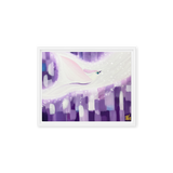 Bird of the Soul  #8 - Energy Art by Jisu Han - Framed Canvas Print