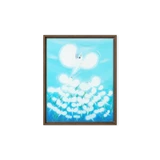 Bird of the Soul  #13-2 - Energy Art by Jisu Han - Framed Canvas Print