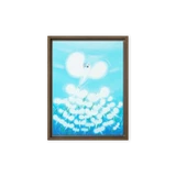 Bird of the Soul  #13-2 - Energy Art by Jisu Han - Framed Canvas Print