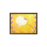 Bird of the Soul  #27 - Energy Art by Jisu Han - Framed Canvas Print