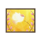 Bird of the Soul  #27 - Energy Art by Jisu Han - Framed Canvas Print