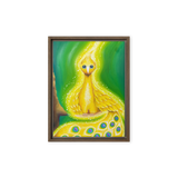 Bird of the Soul  #30 - Energy Art by Jisu Han - Framed Canvas Print