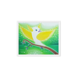 Bird of the Soul #11 - Energy Art by Jisu Han - Framed Canvas Print