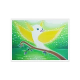 Bird of the Soul #11 - Energy Art by Jisu Han - Framed Canvas Print
