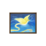 Bird of the Soul #12 - Energy Art by Jisu Han - Framed Canvas Print