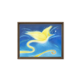 Bird of the Soul #12 - Energy Art by Jisu Han - Framed Canvas Print