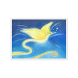 Bird of the Soul #12 - Energy Art by Jisu Han - Framed Canvas Print