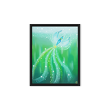 Bird of the Soul #21 - Energy Art by Jisu Han - Framed Canvas Print