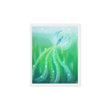 Bird of the Soul #21 - Energy Art by Jisu Han - Framed Canvas Print