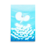 Bird of the Soul  #13-2 - Energy Art by Jisu Han - Unframed Paper Print