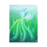 Bird of the Soul #21 - Energy Art by Jisu Han - Unframed Paper Print