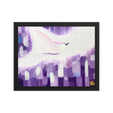Bird of the Soul  #8 - Energy Art by Jisu Han - Framed Paper Print