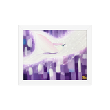 Bird of the Soul  #8 - Energy Art by Jisu Han - Framed Paper Print