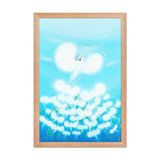 Bird of the Soul  #13-2 - Energy Art by Jisu Han - Framed Paper Print