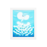 Bird of the Soul  #13-2 - Energy Art by Jisu Han - Framed Paper Print