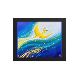 Bird of the Soul  #26-1 - Energy Art by Jisu Han - Framed Paper Print