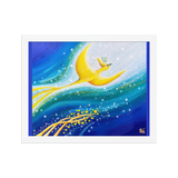 Bird of the Soul  #26-1 - Energy Art by Jisu Han - Framed Paper Print