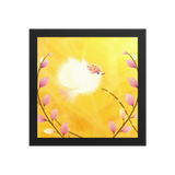 Bird of the Soul  #27 - Energy Art by Jisu Han - Framed Paper Print