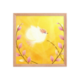 Bird of the Soul  #27 - Energy Art by Jisu Han - Framed Paper Print
