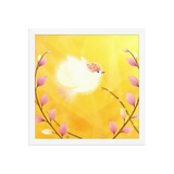 Bird of the Soul  #27 - Energy Art by Jisu Han - Framed Paper Print