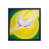Bird of the Soul  #28 - Energy Art by Jisu Han - Framed Paper Print