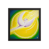 Bird of the Soul  #28 - Energy Art by Jisu Han - Framed Paper Print