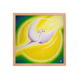 Bird of the Soul  #28 - Energy Art by Jisu Han - Framed Paper Print