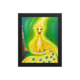 Bird of the Soul  #30 - Energy Art by Jisu Han - Framed Paper Print