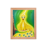 Bird of the Soul  #30 - Energy Art by Jisu Han - Framed Paper Print