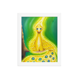 Bird of the Soul  #30 - Energy Art by Jisu Han - Framed Paper Print