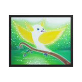 Bird of the Soul #11 - Energy Art by Jisu Han - Framed Paper Print
