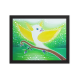 Bird of the Soul #11 - Energy Art by Jisu Han - Framed Paper Print