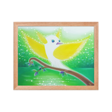Bird of the Soul #11 - Energy Art by Jisu Han - Framed Paper Print