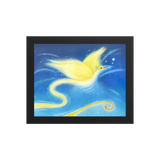 Bird of the Soul #12 - Energy Art by Jisu Han - Framed Paper Print