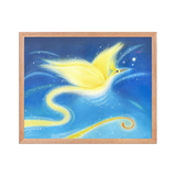 Bird of the Soul #12 - Energy Art by Jisu Han - Framed Paper Print
