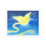 Bird of the Soul #12 - Energy Art by Jisu Han - Framed Paper Print