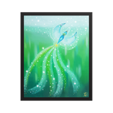 Bird of the Soul #21 - Energy Art by Jisu Han - Framed Paper Print