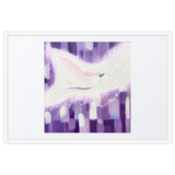 Bird of the Soul  #8 - Energy Art by Jisu Han - Framed Paper Print with Mat