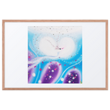 Bird of the Soul #15-1 - Energy Art by Jisu Han - Framed Paper Print with Mat
