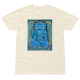 Blue Buddha - Energy Art by Matthew Smith - Unisex Premium T-Shirt - Light