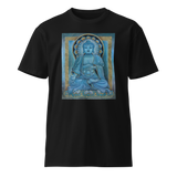 Blue Buddha - Energy Art by Matthew Smith - Unisex Premium T-Shirt - Dark