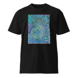 Blue Dragon - Energy Art by Matthew Smith - Unisex Premium T-Shirt - Dark