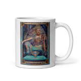 QUAN YIN DREAM White Glossy Ceramic Mug - Energy Art by Matthew Smith