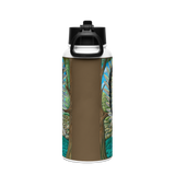 Guardians 2 - Energy Art by Matthew Smith - Stainless Steel Water Bottle with a Straw Lid
